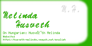 melinda husveth business card